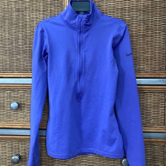 Nike Periwinkle Quarter Zip - Picture 2 of 5